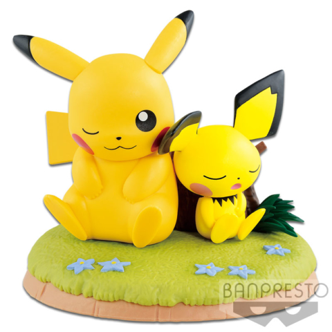 Pokemon - Pikachu & Pichu Relaxing Time Figure